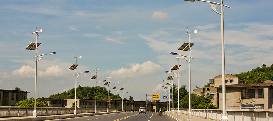 outdoor solar street lamp