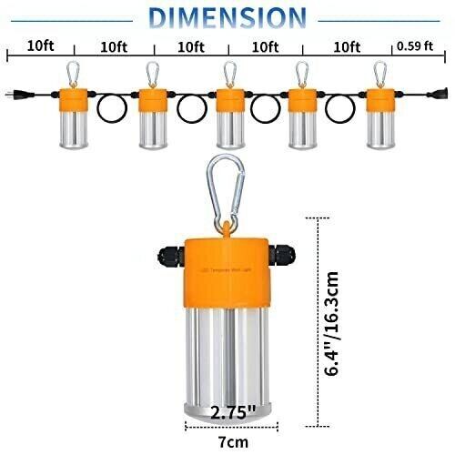 Dawl tax-Xogħol Temporanju LED 100W