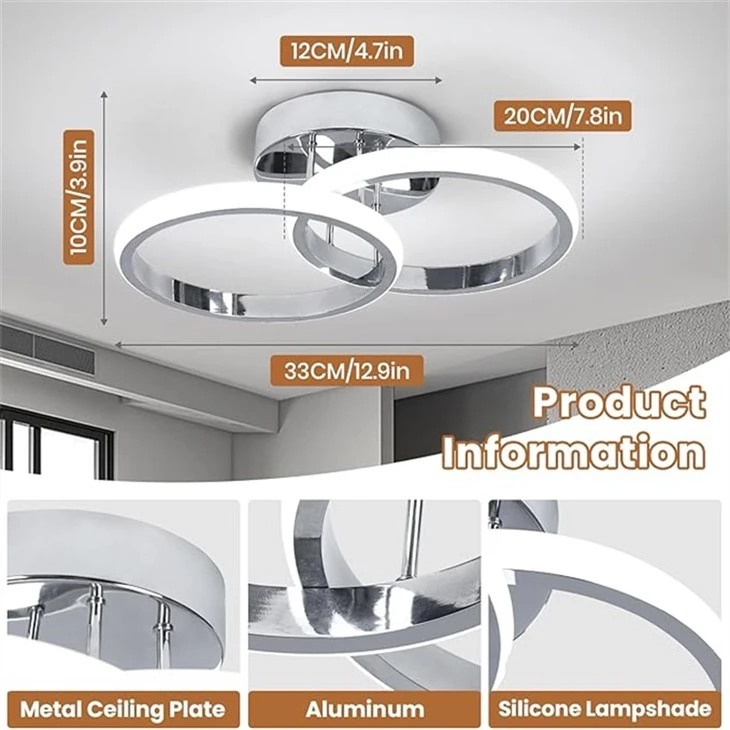 6000K Cold White Corridor Light Fixtures, Bathroom Ceiling Lights, Suitable For Bedroom, Kitchen, Corridor, Staircase And Passageway Lights best