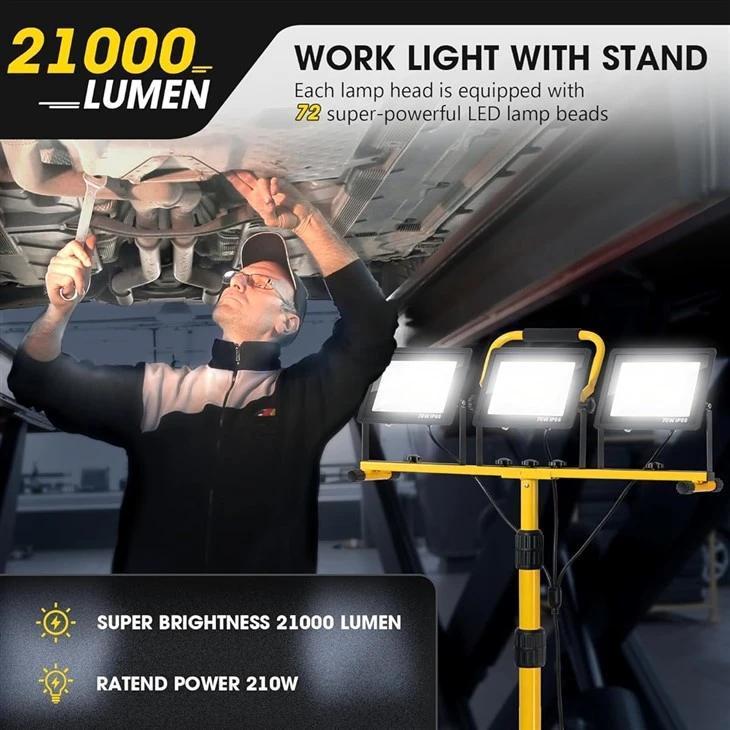 60W 6000 LUMEN LED CONSTRUCTION WORK LIGHT factory