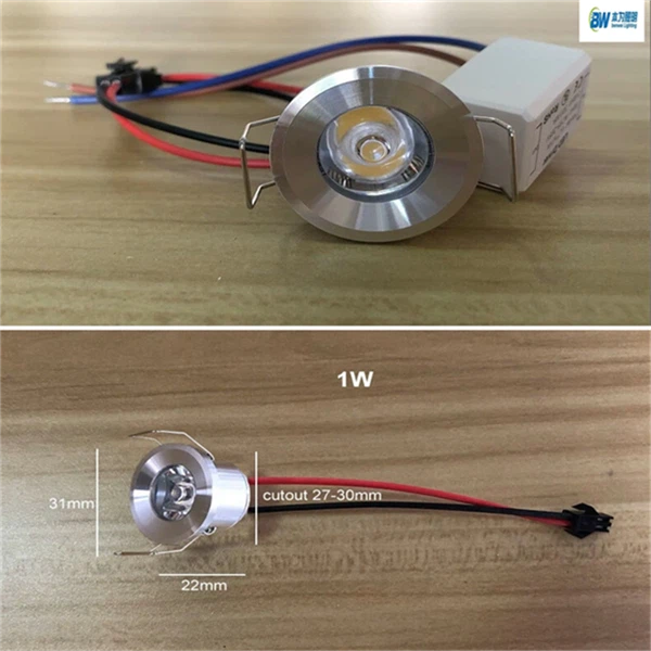 1W Mini COB LED Downlight - Ceiling/Cabinet (110-240V) best