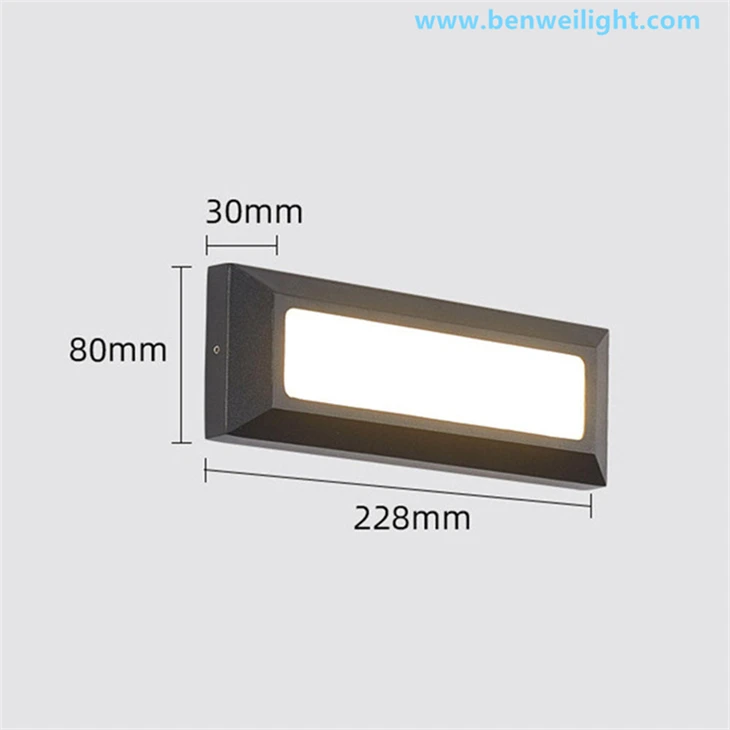 3000K Warm White Waterproof LED Lights For Outdoor Stairs & Walls factory