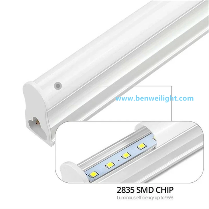 85-265V T5 Integrated LED Tube Wall Light factory