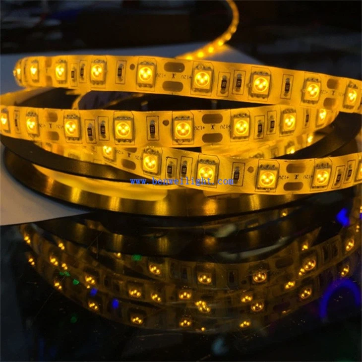 IP65 Yellow Colour Flexible SMD LED Strip Light (1)