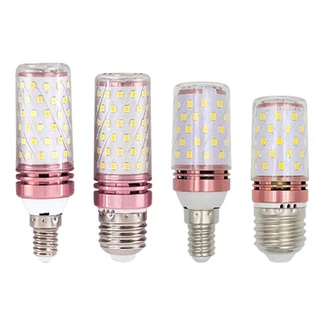 12W LED Corn Bulb - SMD Golden Light|Abjad sħun/Dawl tal-jum|E27/E14 Bażi