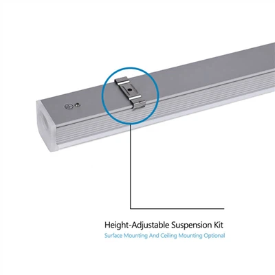 2ft Linkable LED T5 Double Tube Light - 15W, 5000K, Qoxra ċara