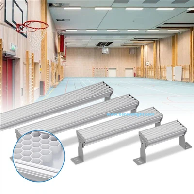 Anti-Djam Aluminju LED Badminton Table Tennis Basketball Gym Light