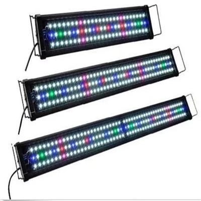 LED Aquarium Light Għal Tank tal-Ħut ta '18-24 Pulzier, Luminożità Aġġustabbli