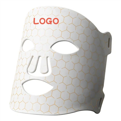 LED Light Therapy Mask - 7 Trattament tal-wiċċ tal-Kulur B'Dawl Iswed u Aħmar