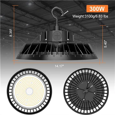 LED Ufo High Bay Hallenstrahler - 200W 25.000Lumen