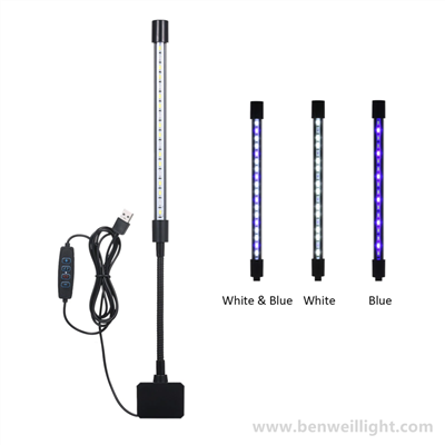 Dawl tal-akkwarju USB - 5V 7W Clip-Fuq bozza LED għat-tankijiet tal-ħut